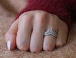 Bague Argent Rhodié garanti toit soldeargent - 40%