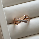 Bague xp tendance Plaqué or Xuping classique 10