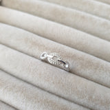 Bague Argent Rhodié Garanti europe soldeargent - 40%