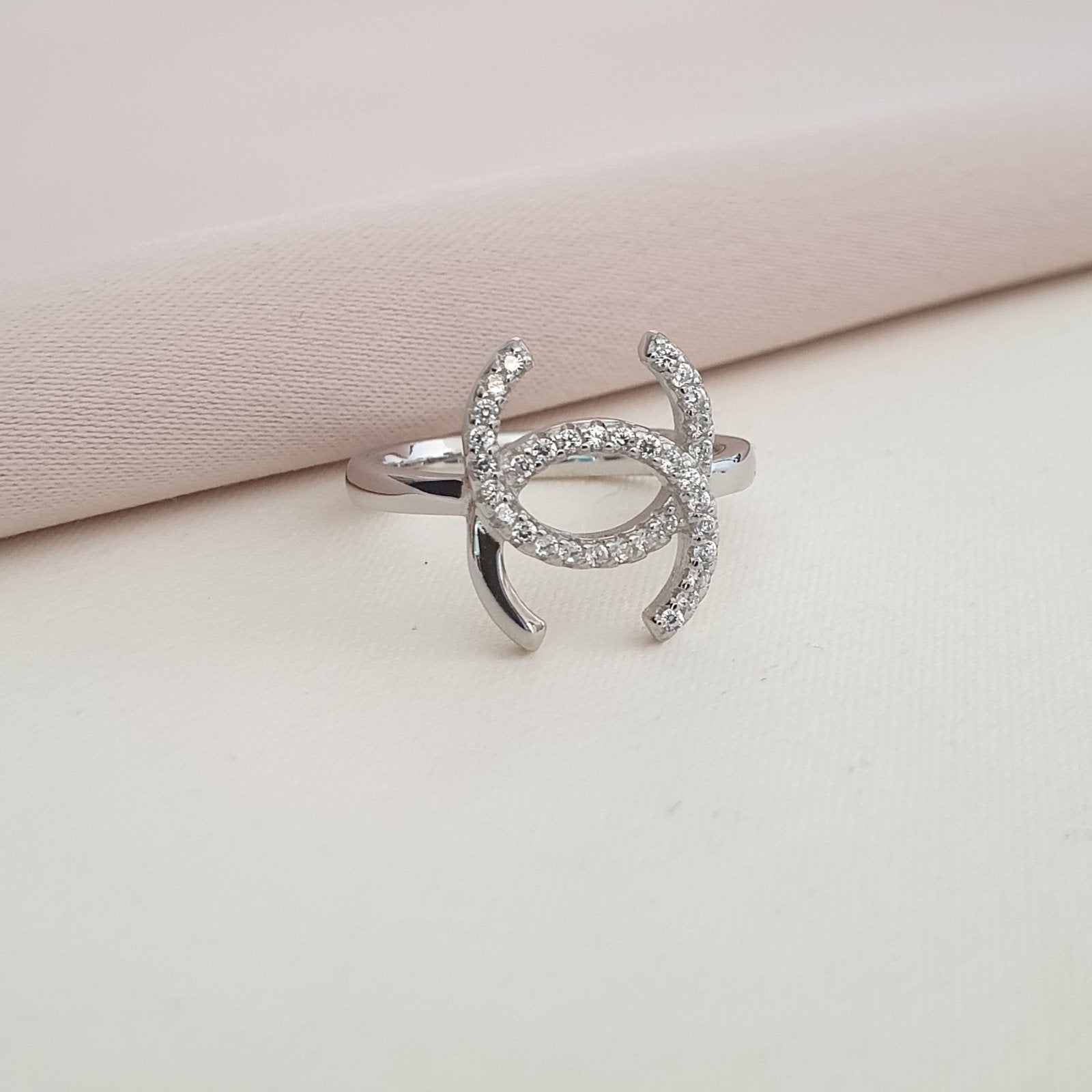 Bague Argent Rhodié Garanti la bien-aimée soldeargent - 40%