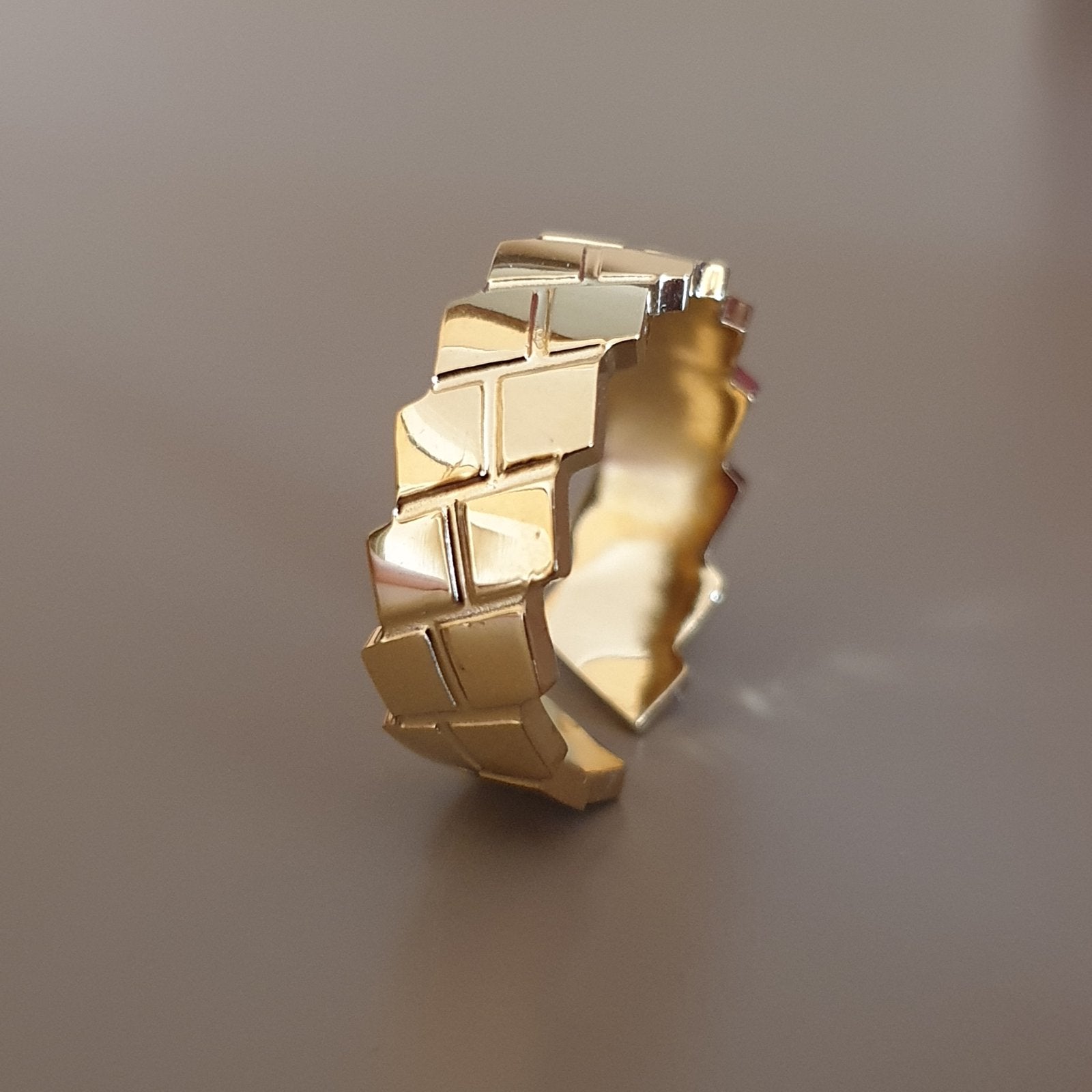 Bague acier garanti inoxydable anneau tendance ouvert ajustable