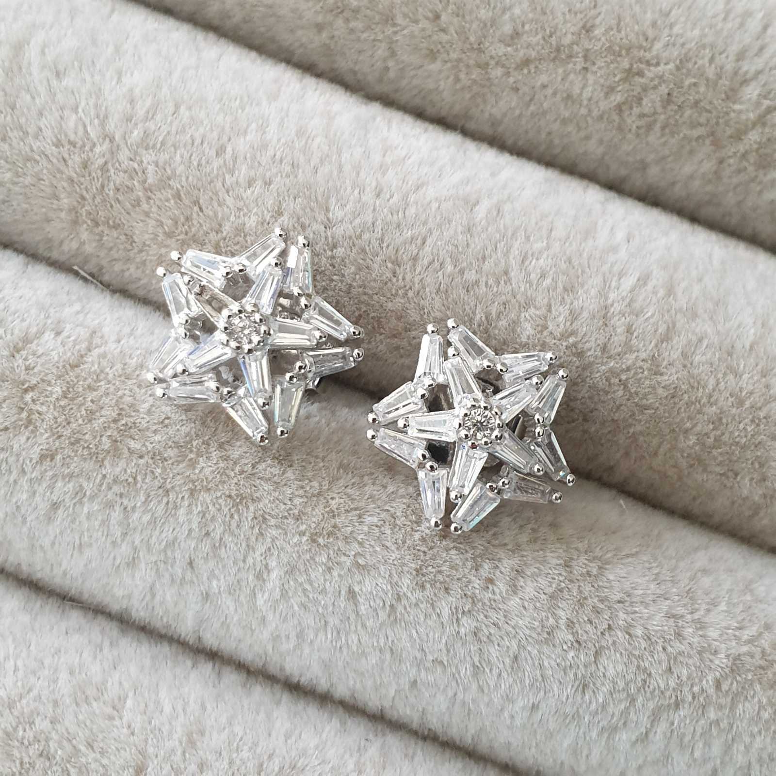 Boucles d'oreilles Argent Rhodié Garanti   نجمة soldeargent - 40%