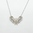 Collier Argent Rhodié Garanti gros papillon 🦋