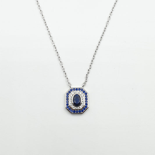 Collier Argent Rhodié Garanti  zephir
