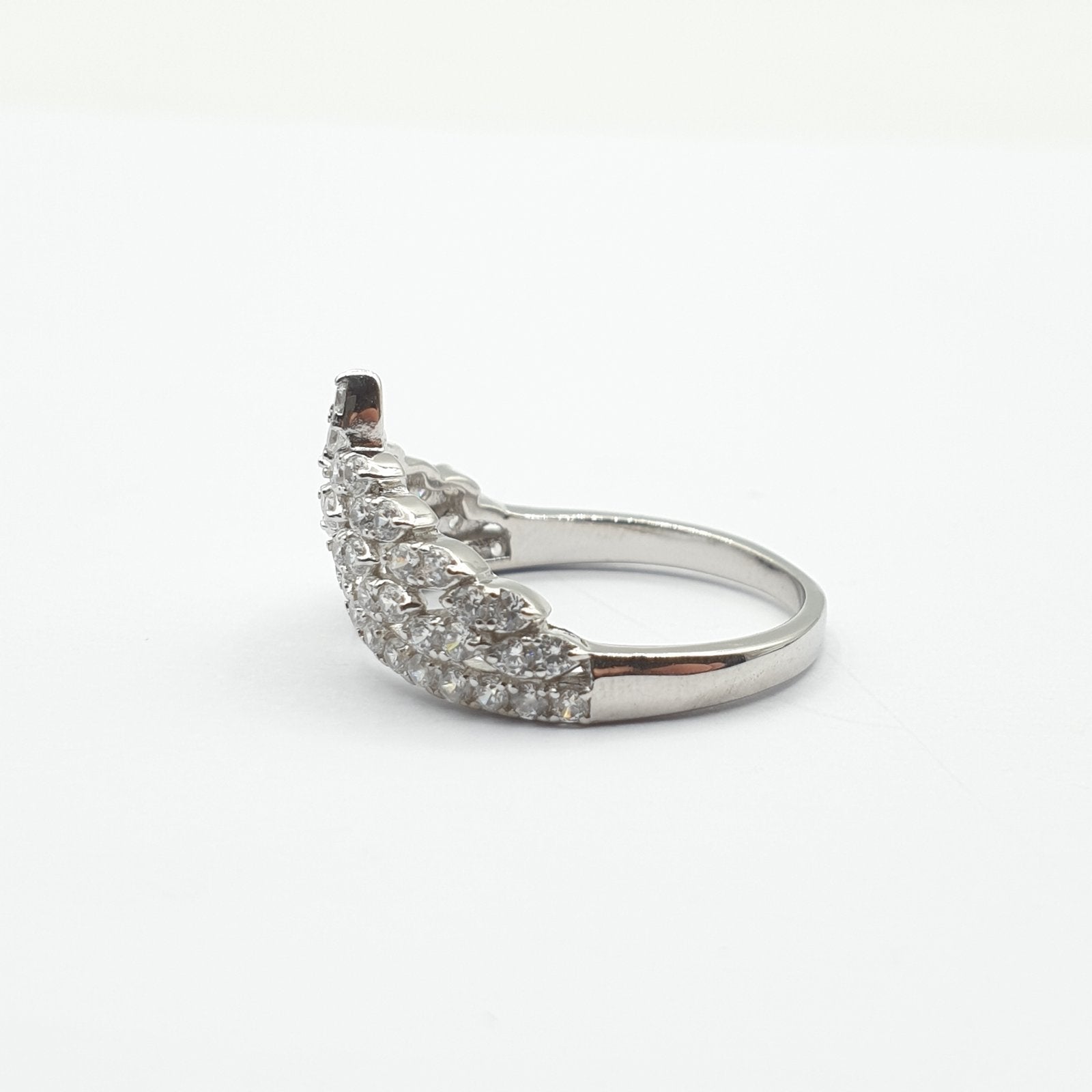 Bague Argent Rhodié garanti toit soldeargent - 40%