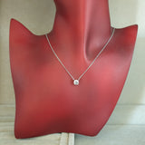 Collier Argent Rhodié Garanti la pierre