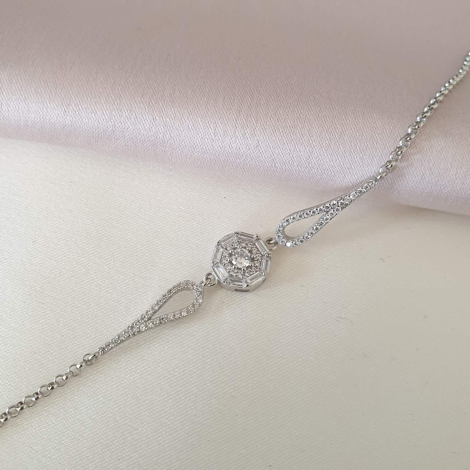 Gourmette Argent Rhodié Garanti soldeargent - 40%  le carré