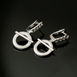Boucle d'oreille argent Rhodié garanti soldeargent - 40% MC10