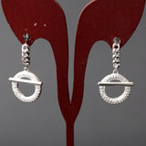 Boucle d'oreille argent Rhodié garanti soldeargent - 40% MC10