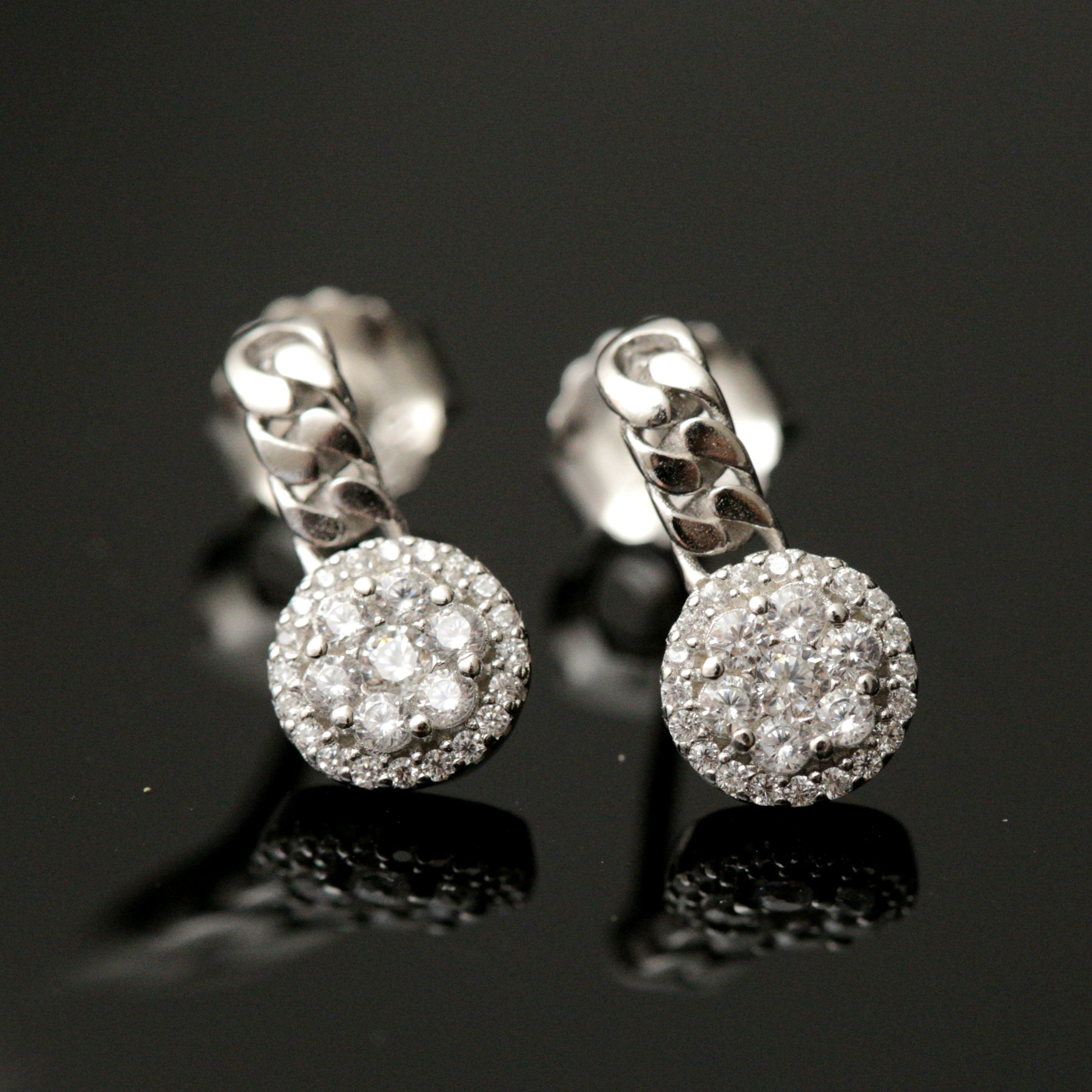 Boucle d'oreille argent Rhodié garanti soldeargent - 40% MC6