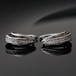 Boucle d'oreille argent Rhodié garanti soldeargent - 40% MC20