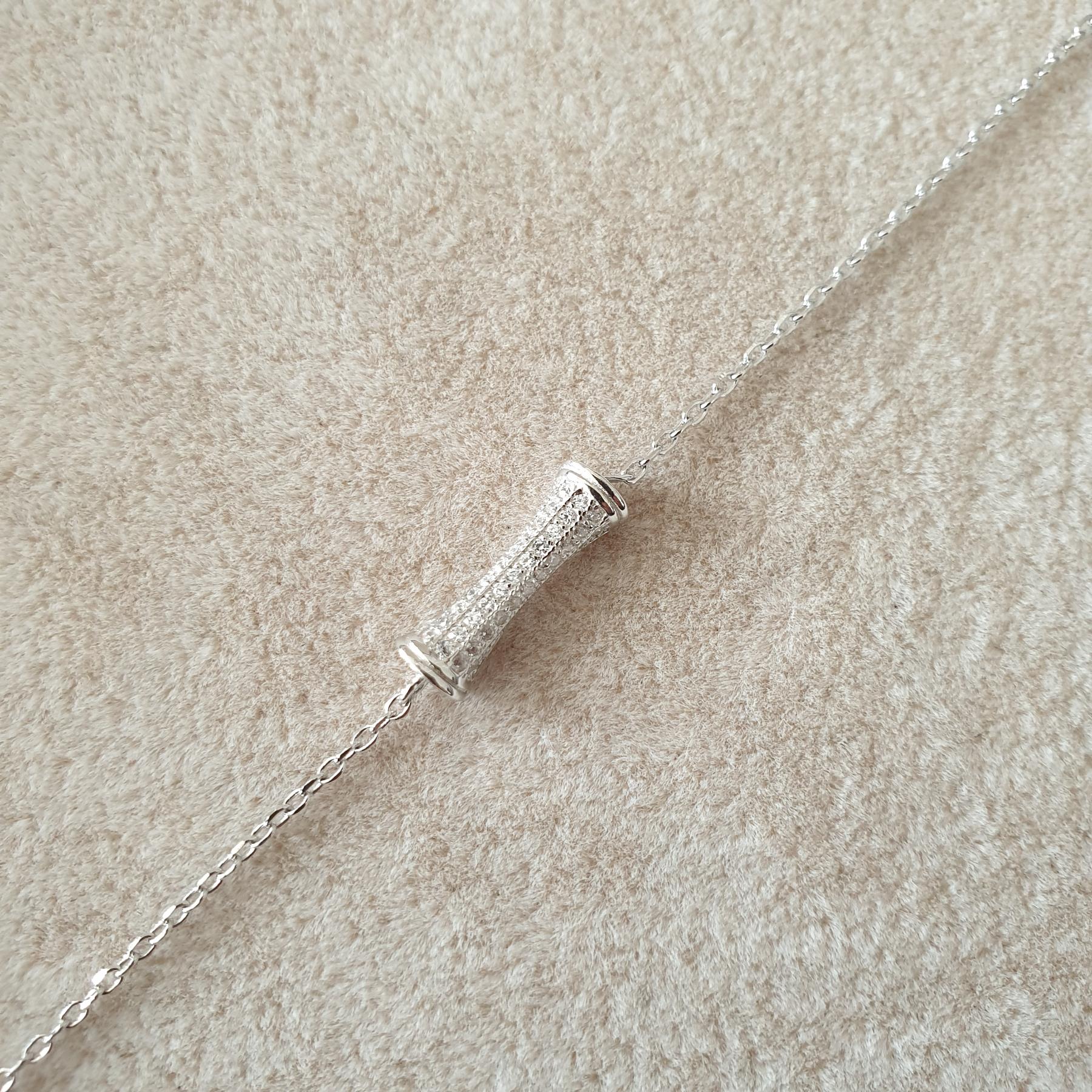 Gourmette argent Rhodié garanti le cone