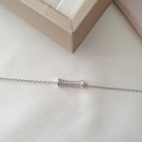Gourmette argent Rhodié garanti le cone